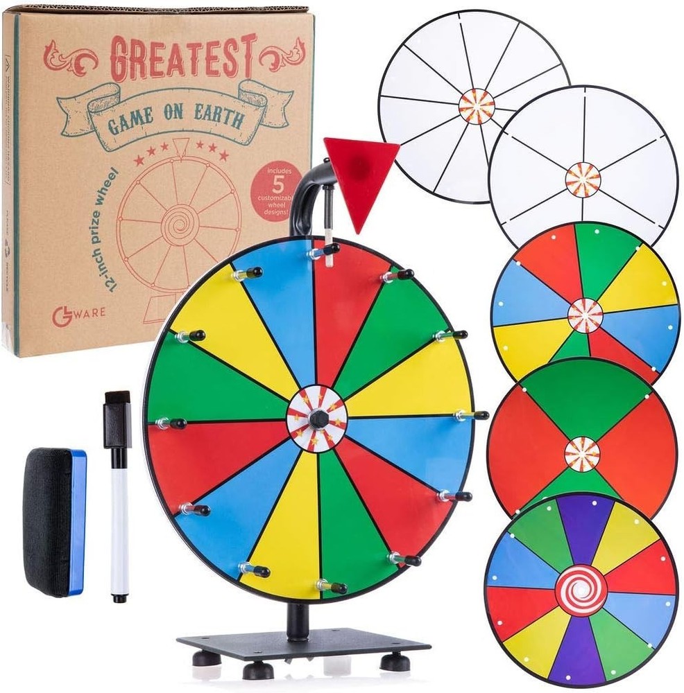 Versatile 5 Face Spin Wheel for Prizes