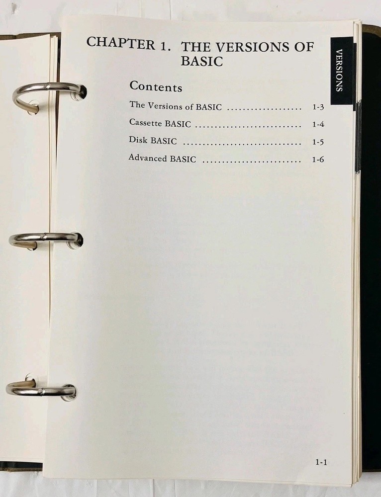 IBM BASIC Personal Computer Hardware Reference Library Manual (1982) w/ Slipcase