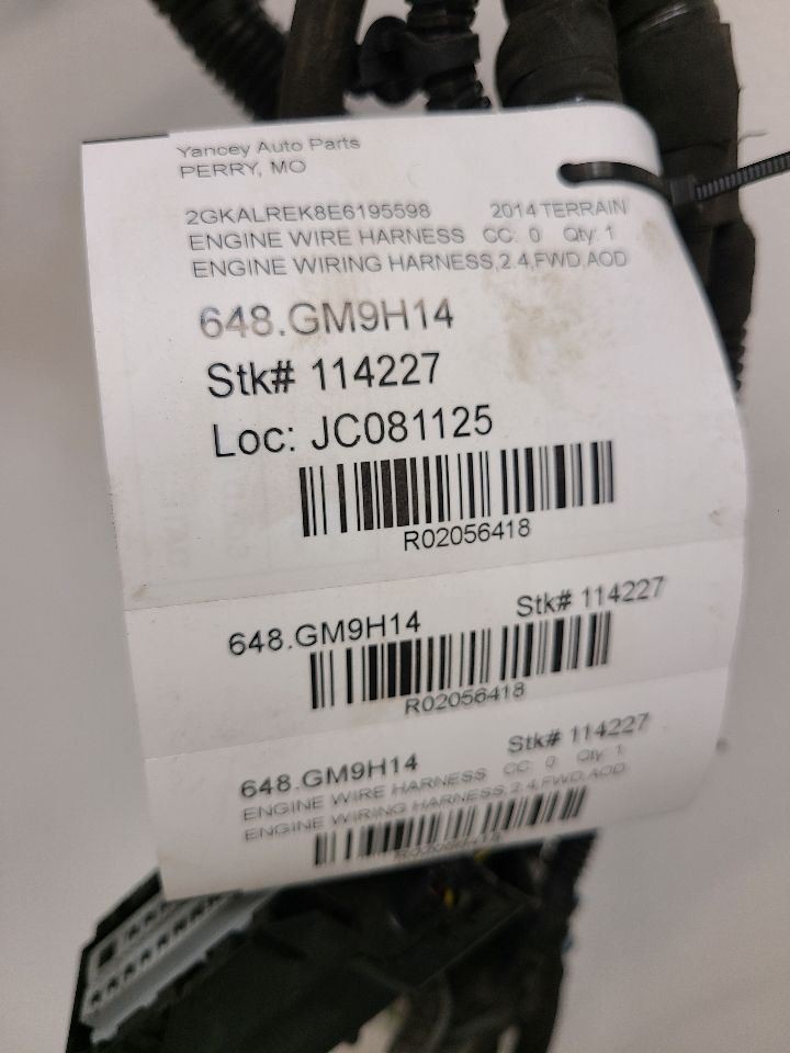 2014 GMC TERRAIN Engine Wire Harness