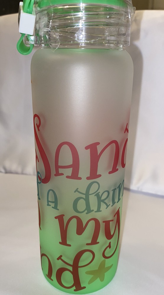 Frosted Glass Bottle