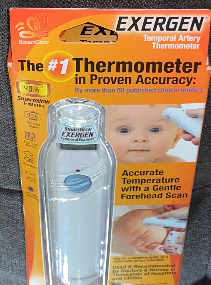 Exergen TemporalScanner Thermometer 🌡 with SmartGlow & One Button Programming