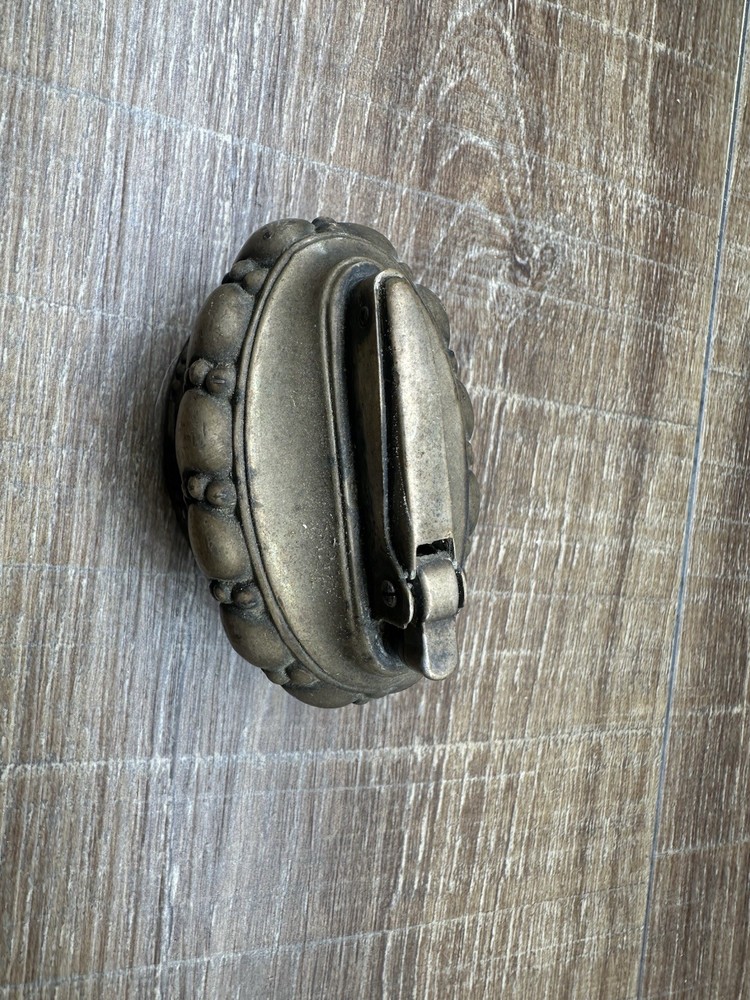 Vintage Ronson “ Crown “ Silver Plated Table Lighter Nice Shape