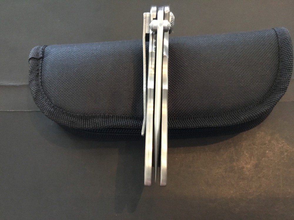 Custom Allen Elishewitz Ghost Flipper Folder Folding Knife