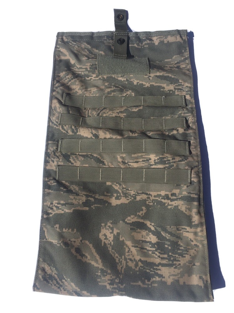 US Military Surplus Molle Panel Tiger Stripe air force Hydration Pouch