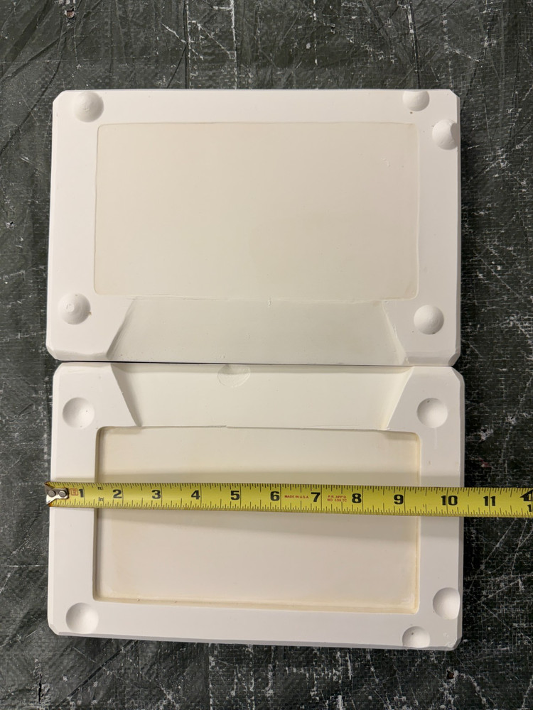 VINTAGE BOOTHE CERAMIC MOLD #1140 SMALL SOLID BLANK