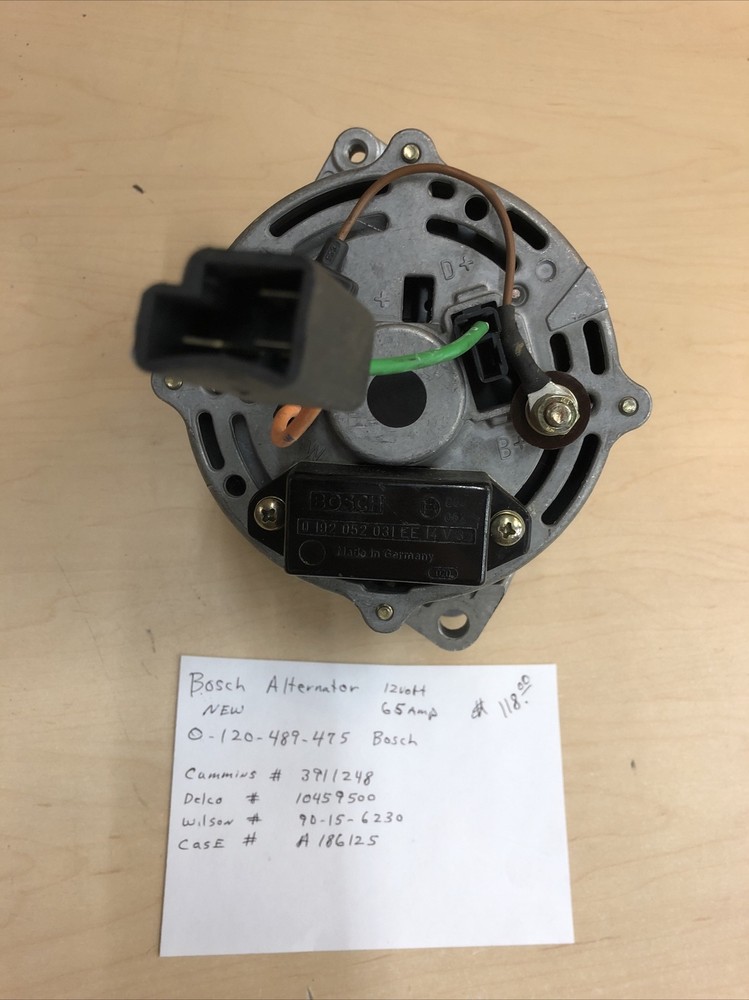 3911248 New original Bosch Alternator 0120489475