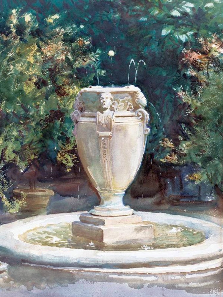 VASE FOUNTAIN Tile Mural Kitchen Bathroom Wall Backsplash Ceramic 6x8