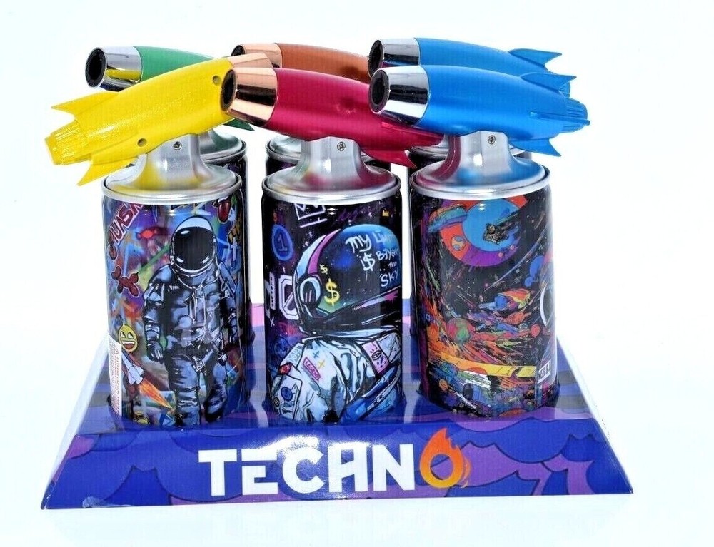 TECHNO TORCH 6 inch -ASTRONAUT TORCH- CHOOSE COLOR!!