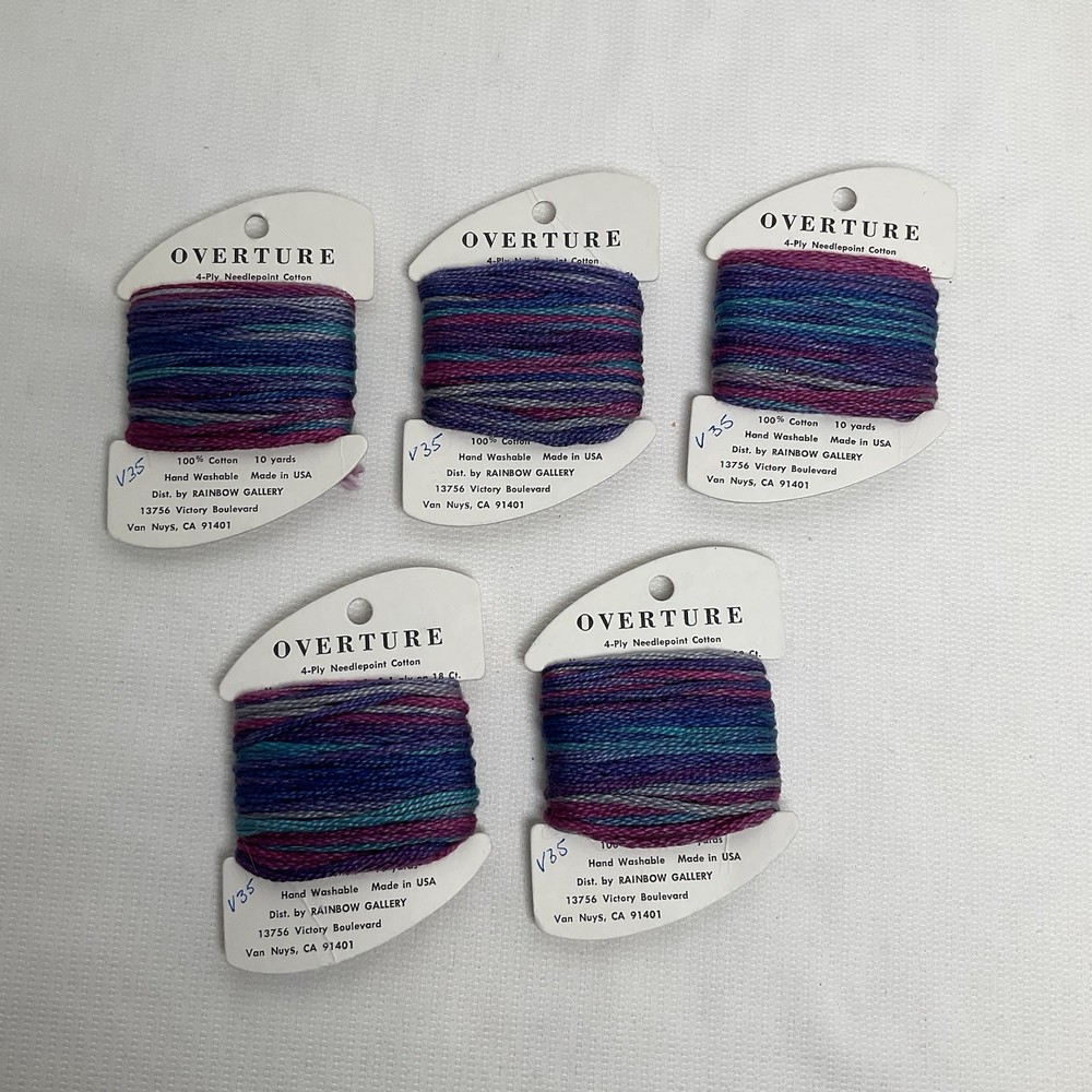 5 Rainbow Gallery OVERTURE Needlepoint Thread Color V35 DISCONTINUED