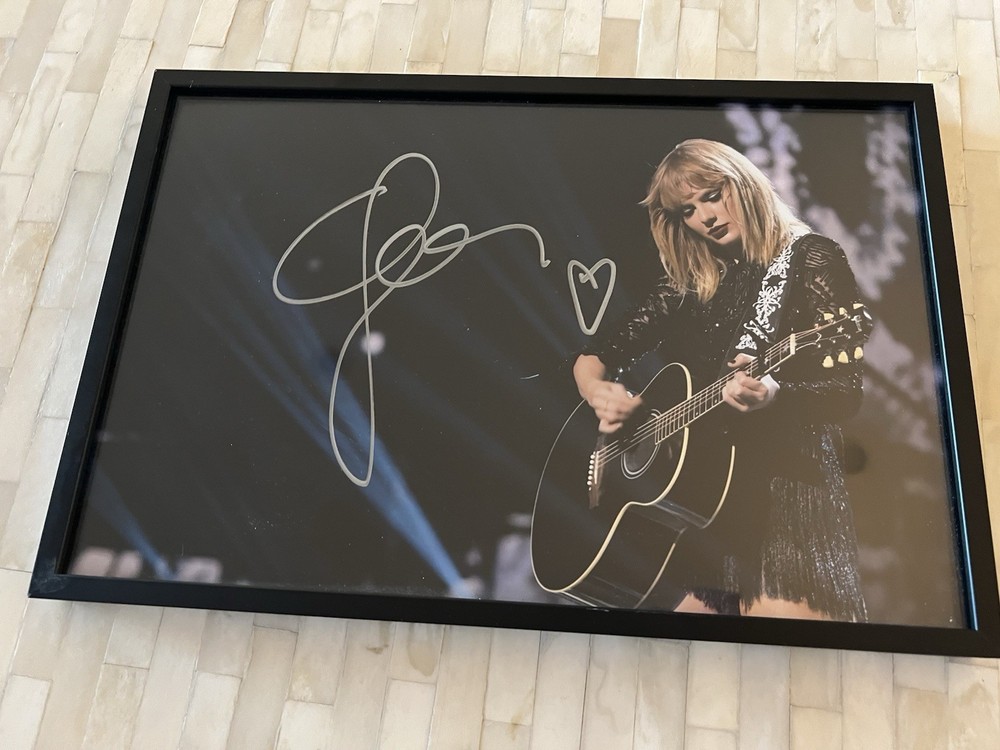 Taylor Swift Signed Framed Photograph