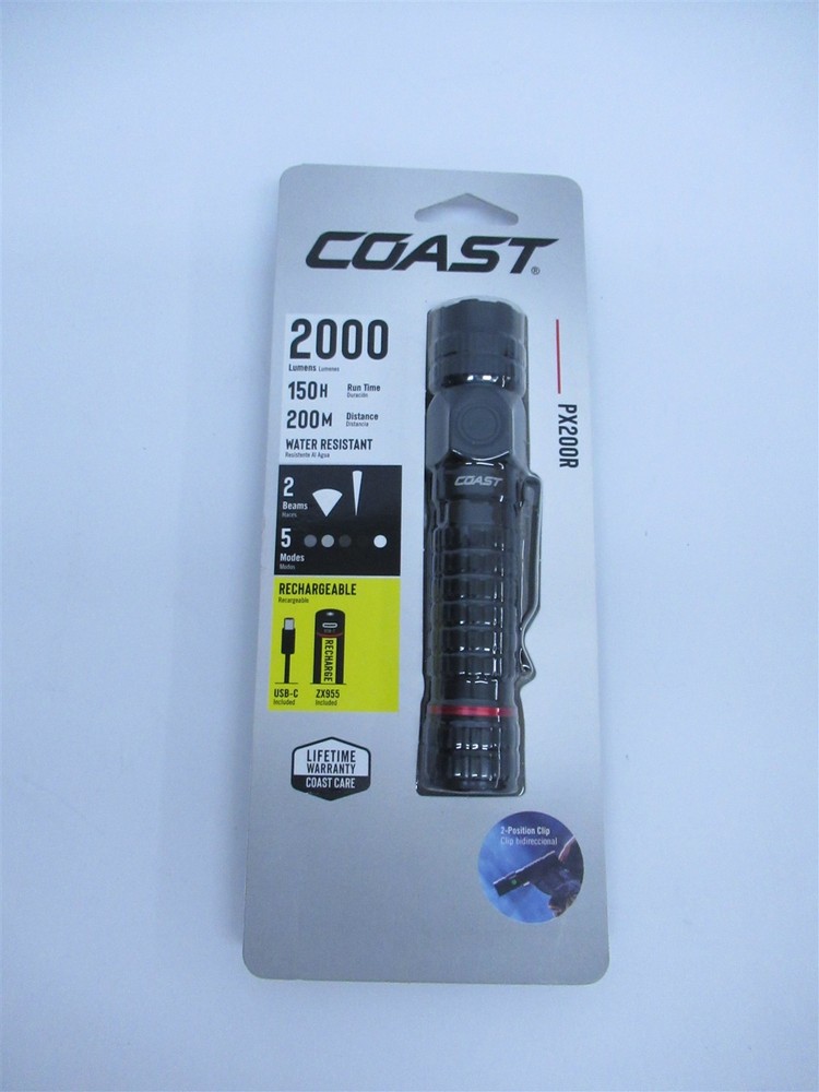Coast PX200R Rechargeable Flashlight GP3128940