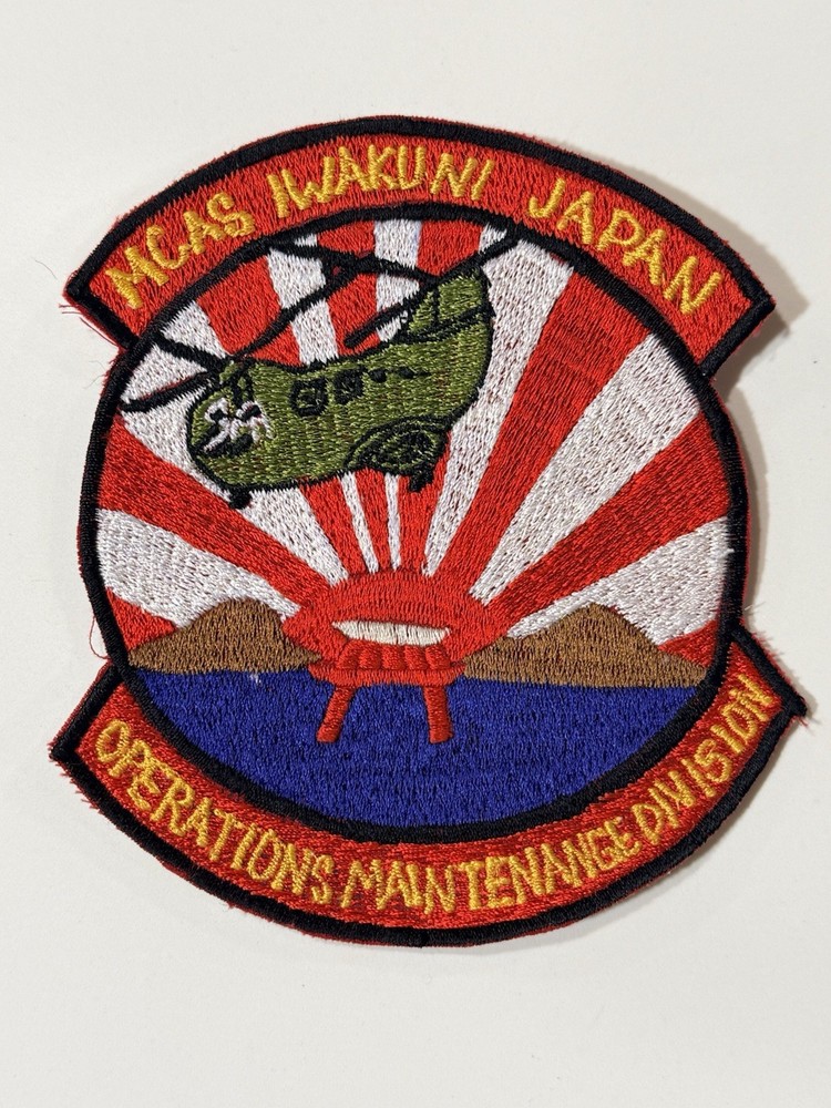 Original USMC Operations Maintenance Division -  (MCAS) Iwakuni, Japan Patch