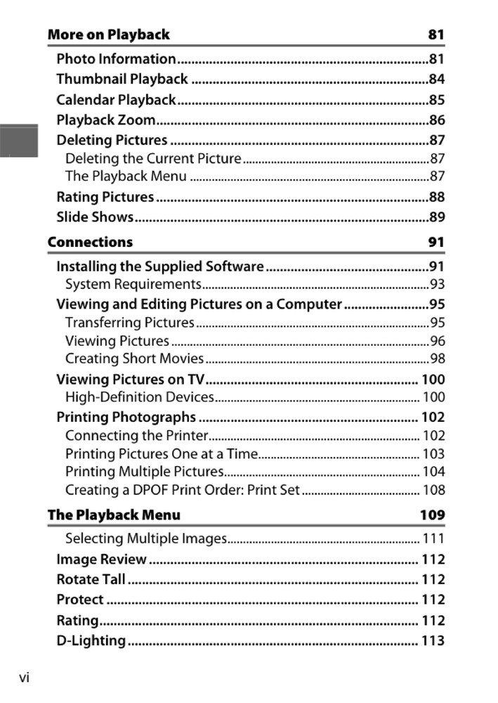 Nikon 1 V2 — User Reference Manual Guide — 1/2 Size, 5.5" x 8.5" Small Compact