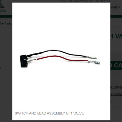 SWITCH AND LEAD ASSEMBLY UF1 VALVE # 4263
