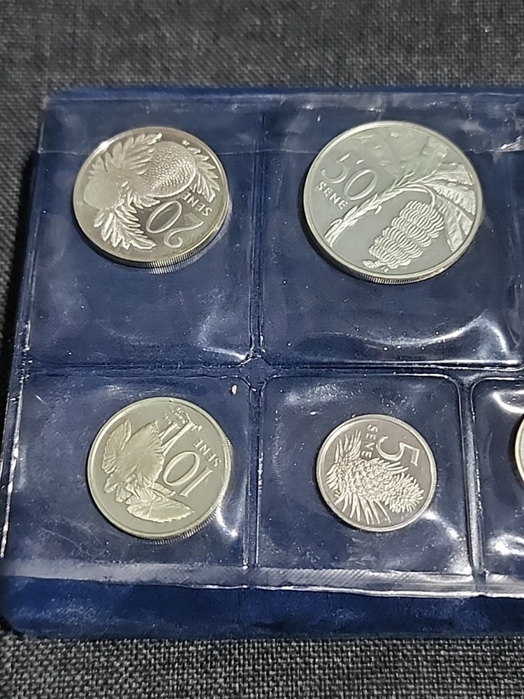 WESTERN SAMOA 1974 STERLING SILVER PROOF COIN SET
