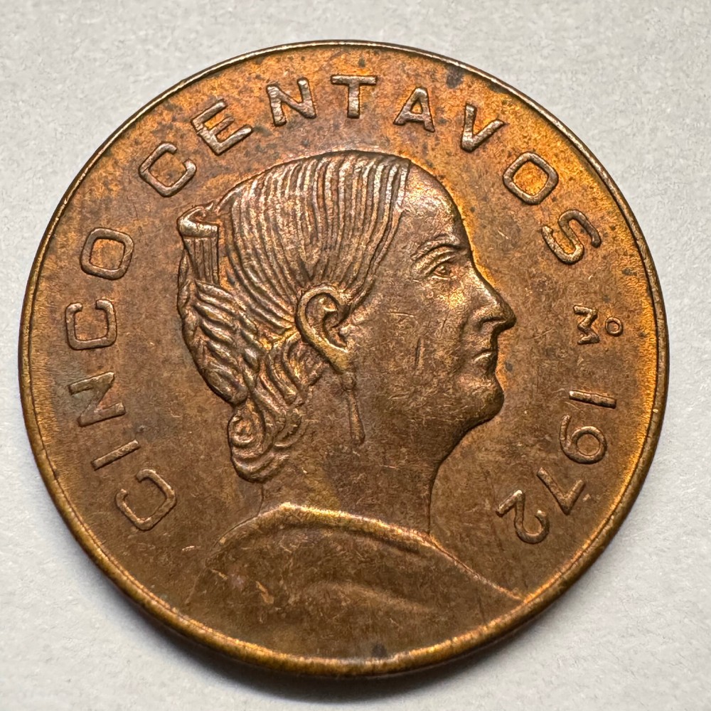 1972 Mexico 5 Centavos - #A-067-B