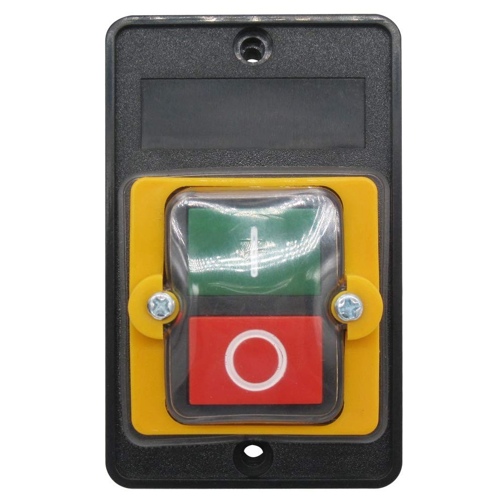 Waterproof Push Button Switch Motor On Off Switch Start Stop Switch Self Lock...