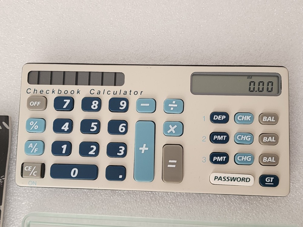 Vintage Checkmaster IMP Series Checkbook Calculator