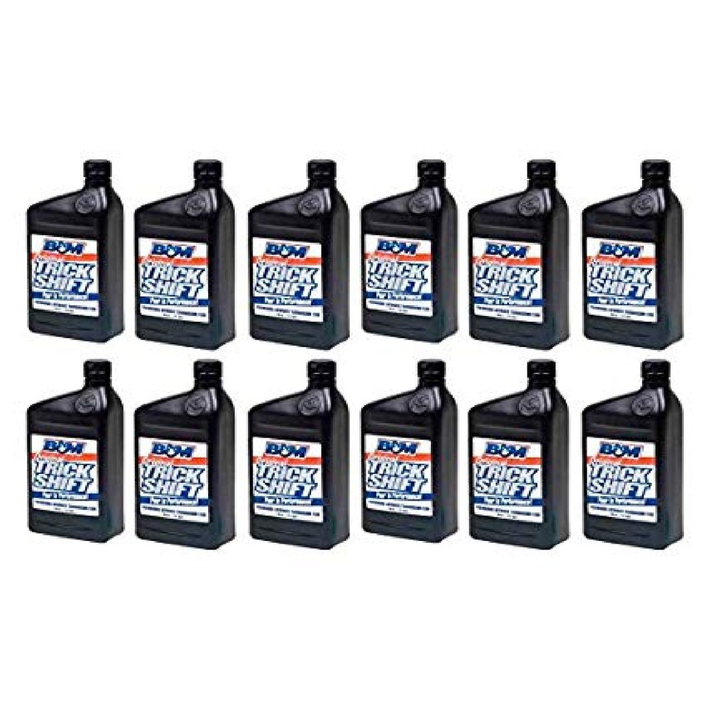 B&M Universal Trick Shift Automatic Transmission Fluid 12 Single Quart Bottles