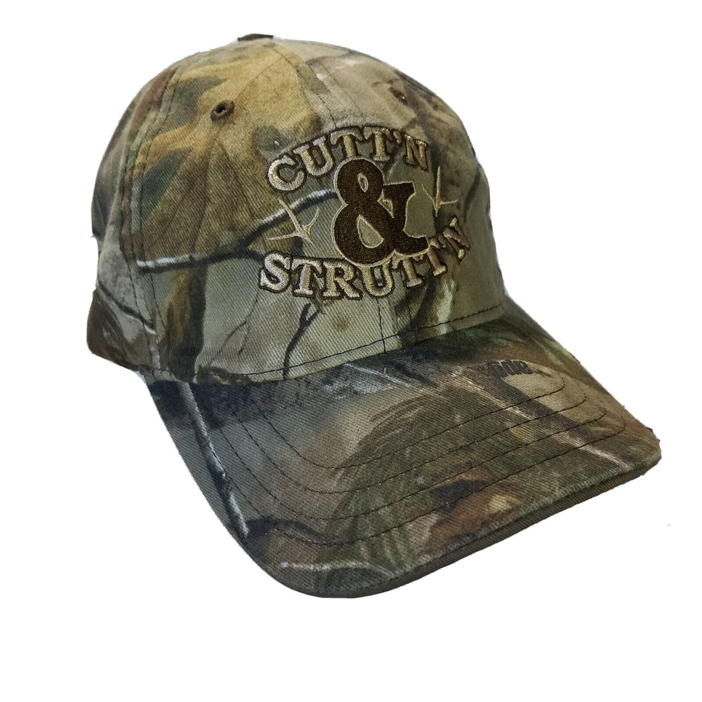 Cutt'n & Strutt'n Hunter's Specialties Adjustable Strap Baseball Cap Real Tree