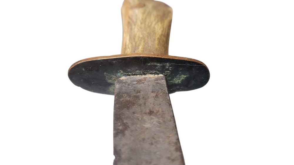 Antique Handmade Knife Stag Handle
