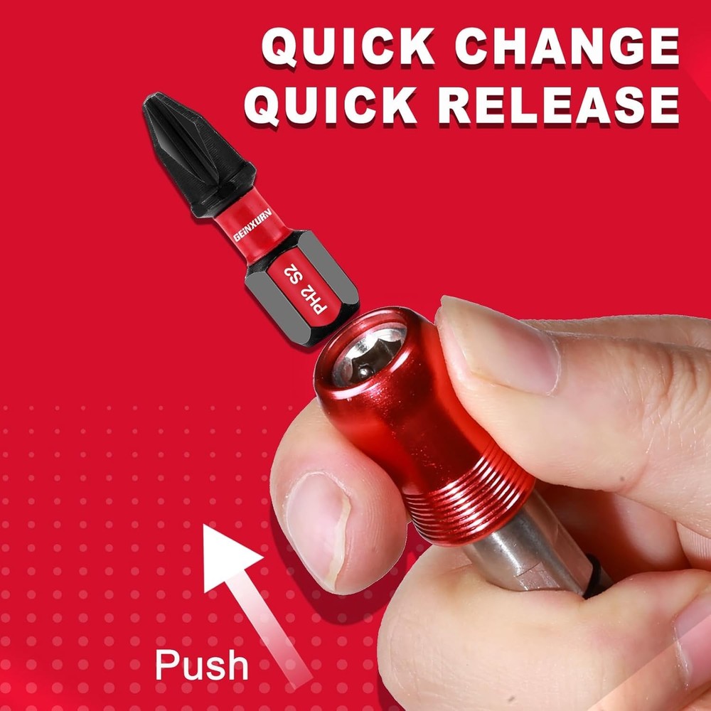 12Inches Flexible drill bit Extension Screwdriver Bit Holders, 1PACK Flex...