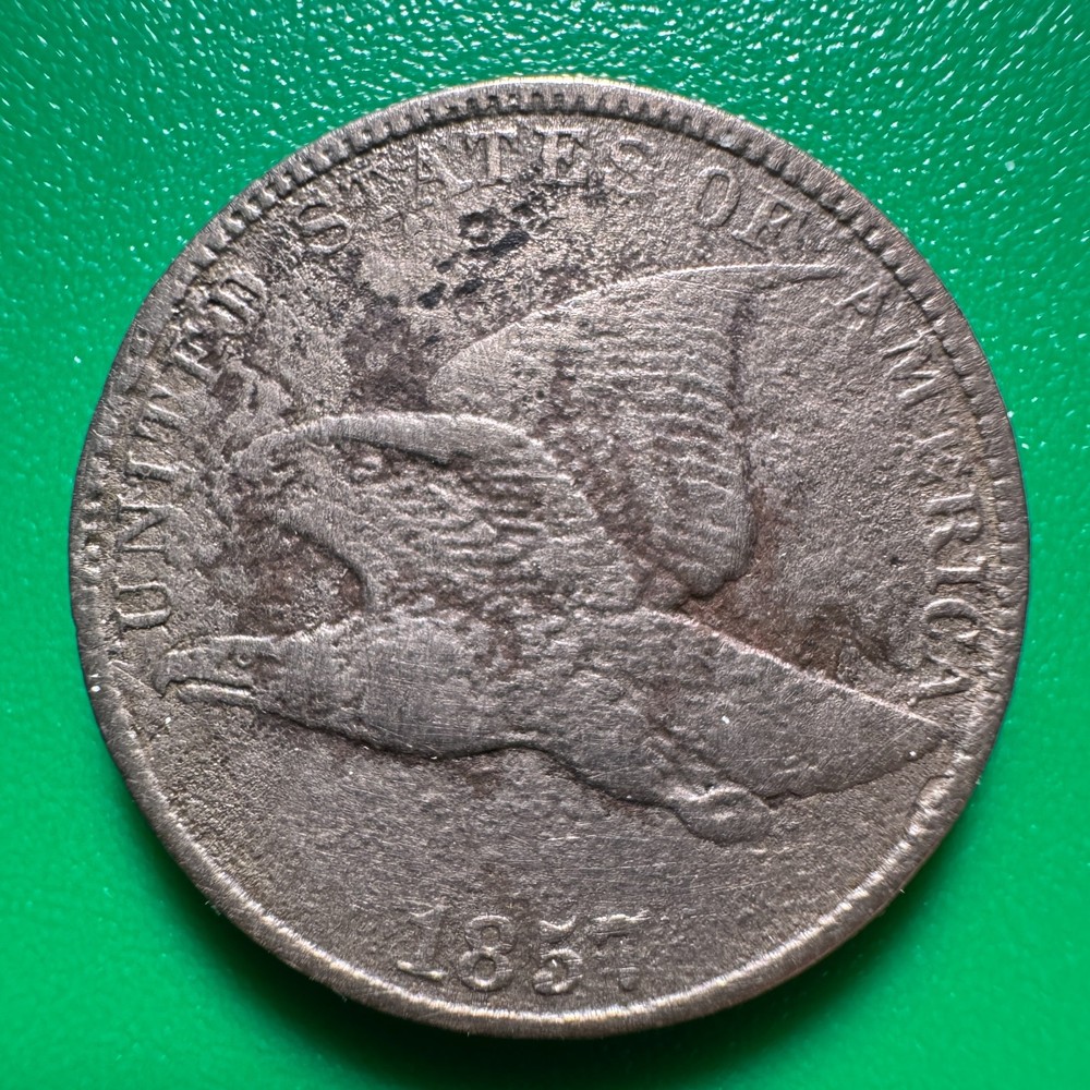1857 Flying Eagle Cent C155