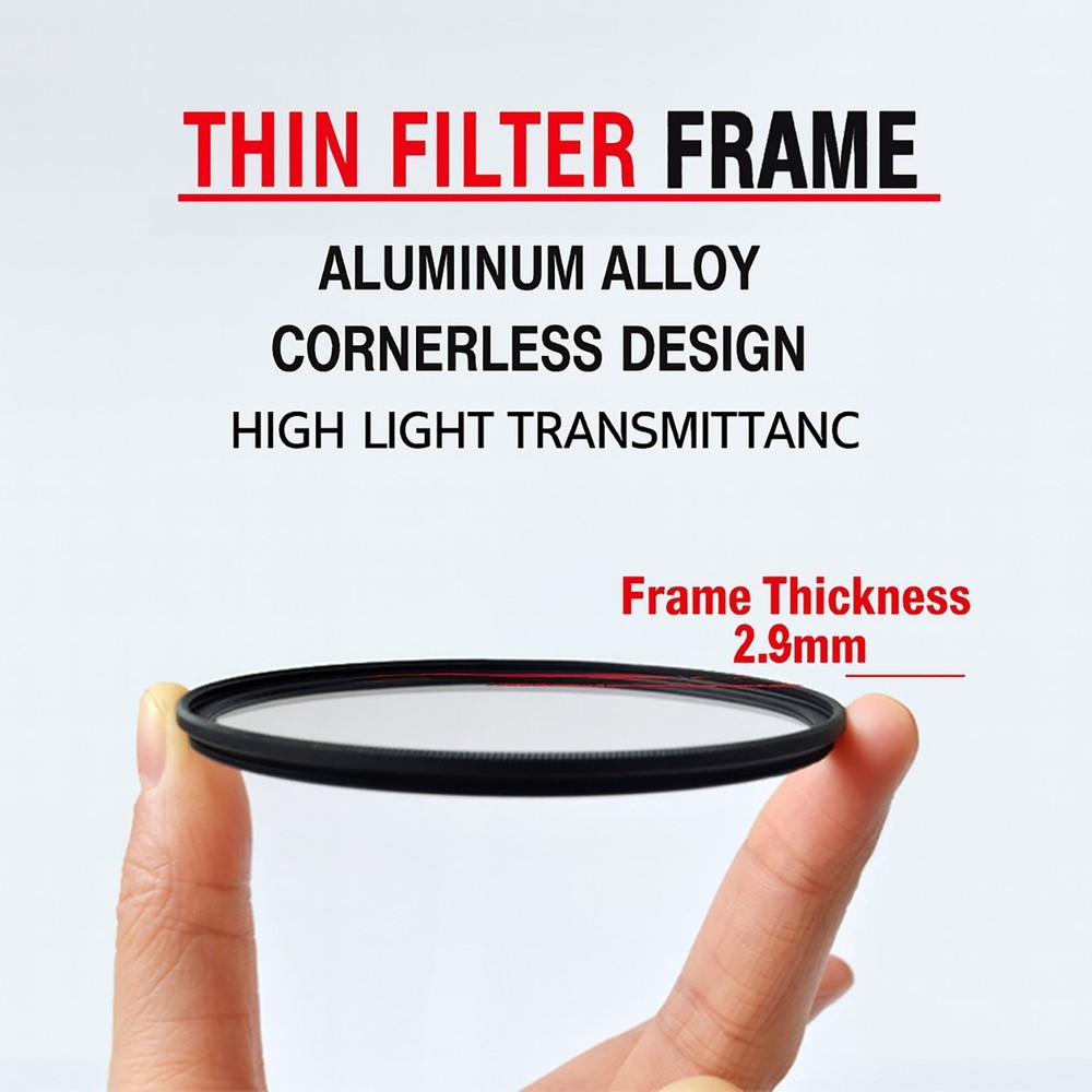 Filter Thread Adapter Ring 72mm 77mm Multi-Size Options