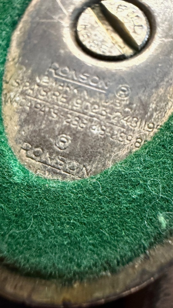 1952 Ronson Crown Table Lighter in Original Box with Paperwork