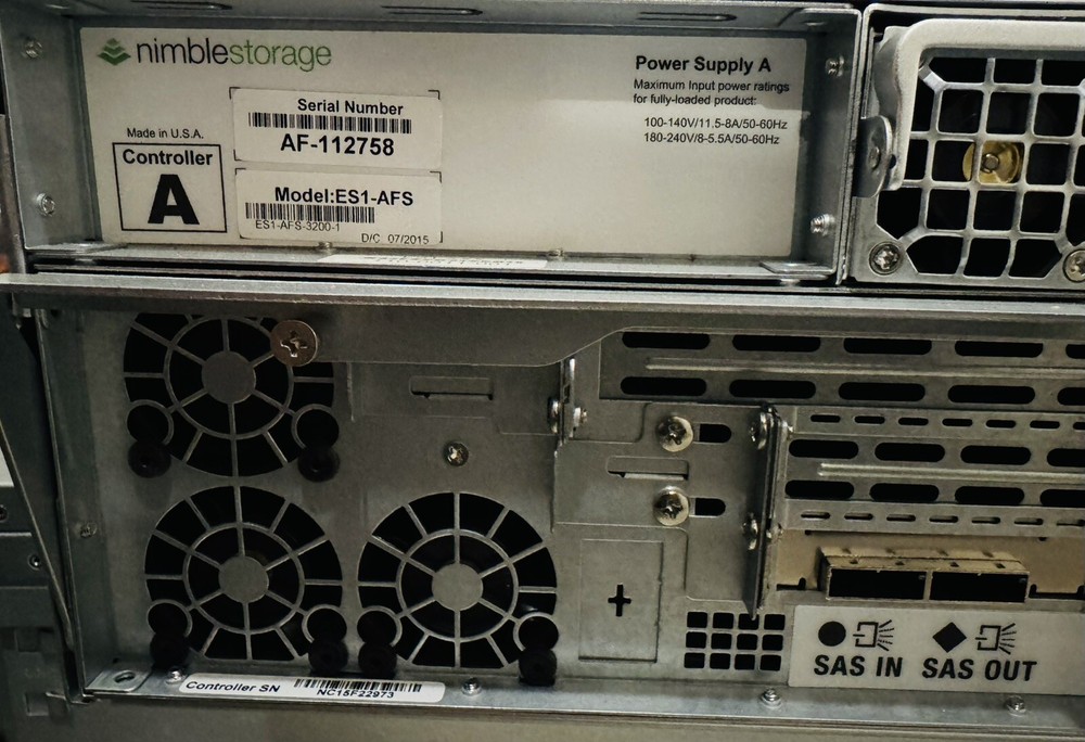 Nimble Storage Array All Flash, ES1-AFS 8x 800GB