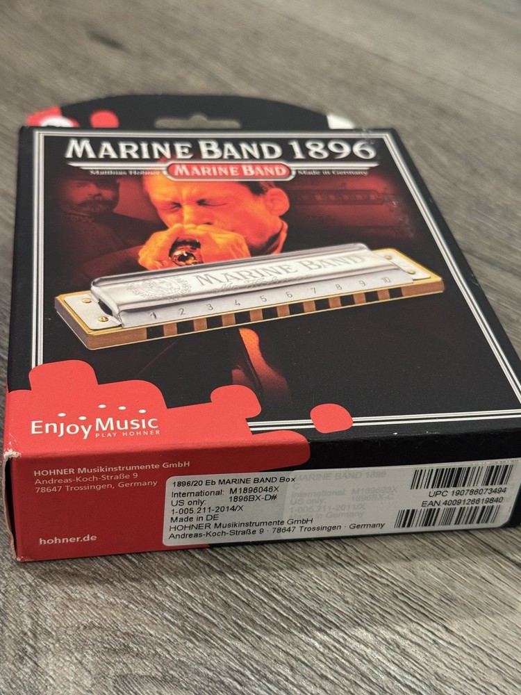 Hohner 1896 Marine Band Harmonica Eb
