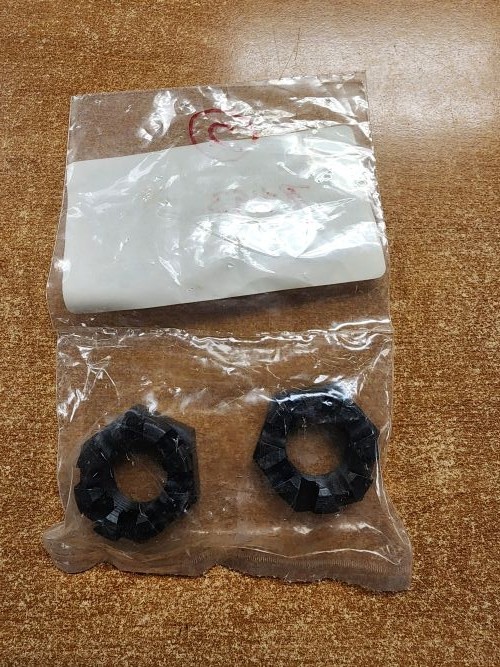 FRONT AXLE NUT 3/4"-16 (.58"H X 1.25"W)