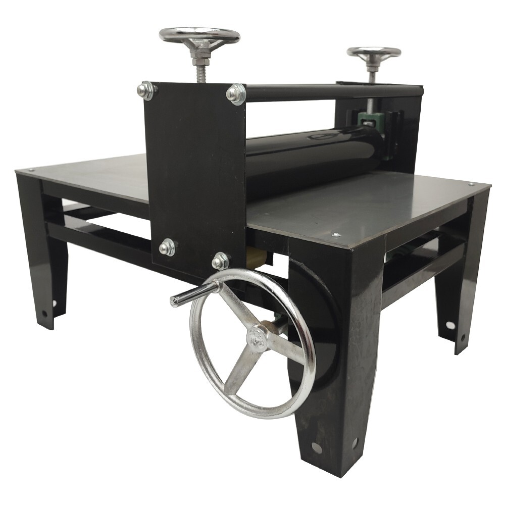 Ceramic Clay Plate Machine Manual Pottery Making Machine Adjustable Slab Roller