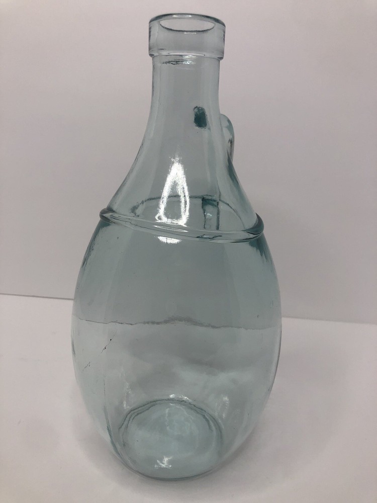 Home Decor Clear Jug with Handle 10”
