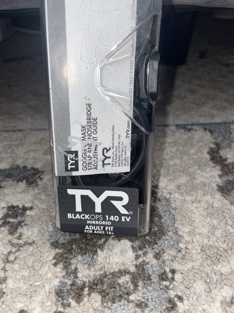 TYR Blackops Swimming Goggles