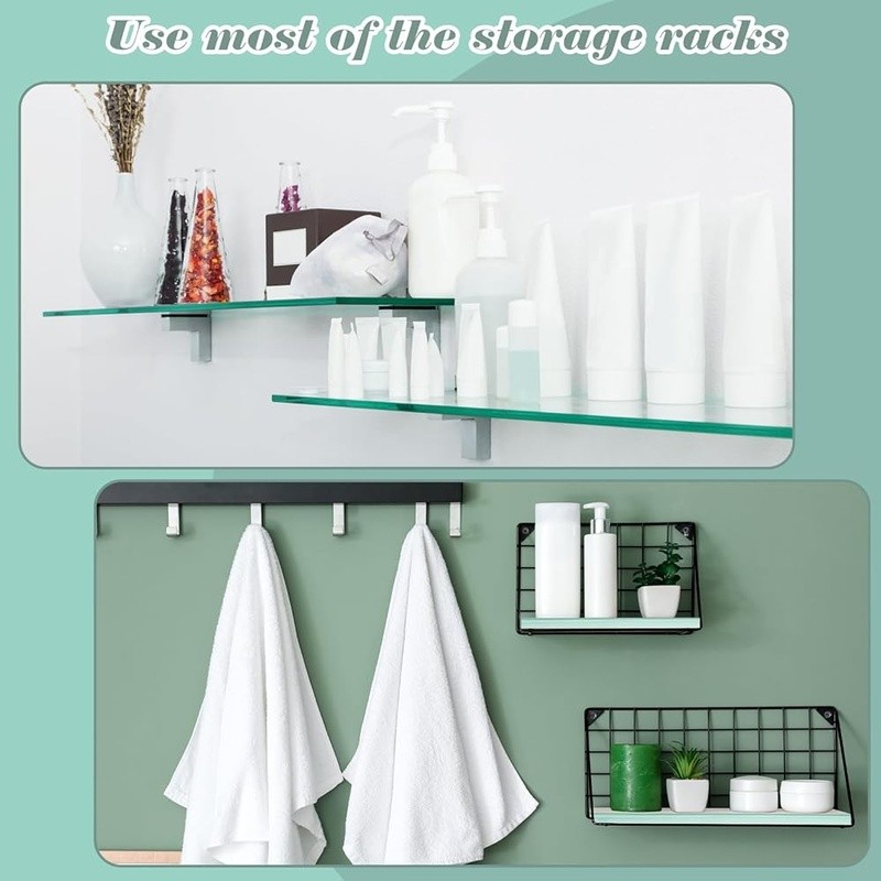 Medicine Cabinet Replacement Shelves Adjustable Storage Kitchen Bathroom