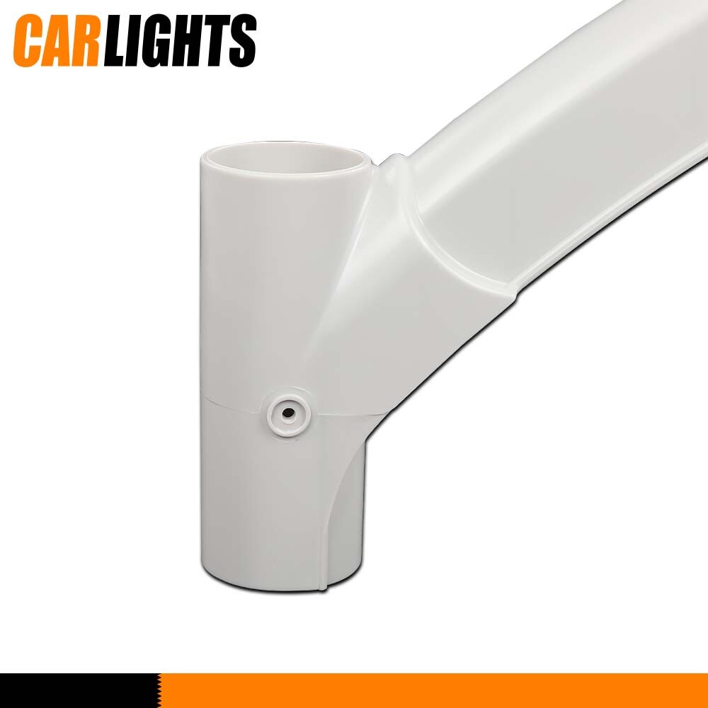 White Short Handrail for Above Ground Swimming Pool Step