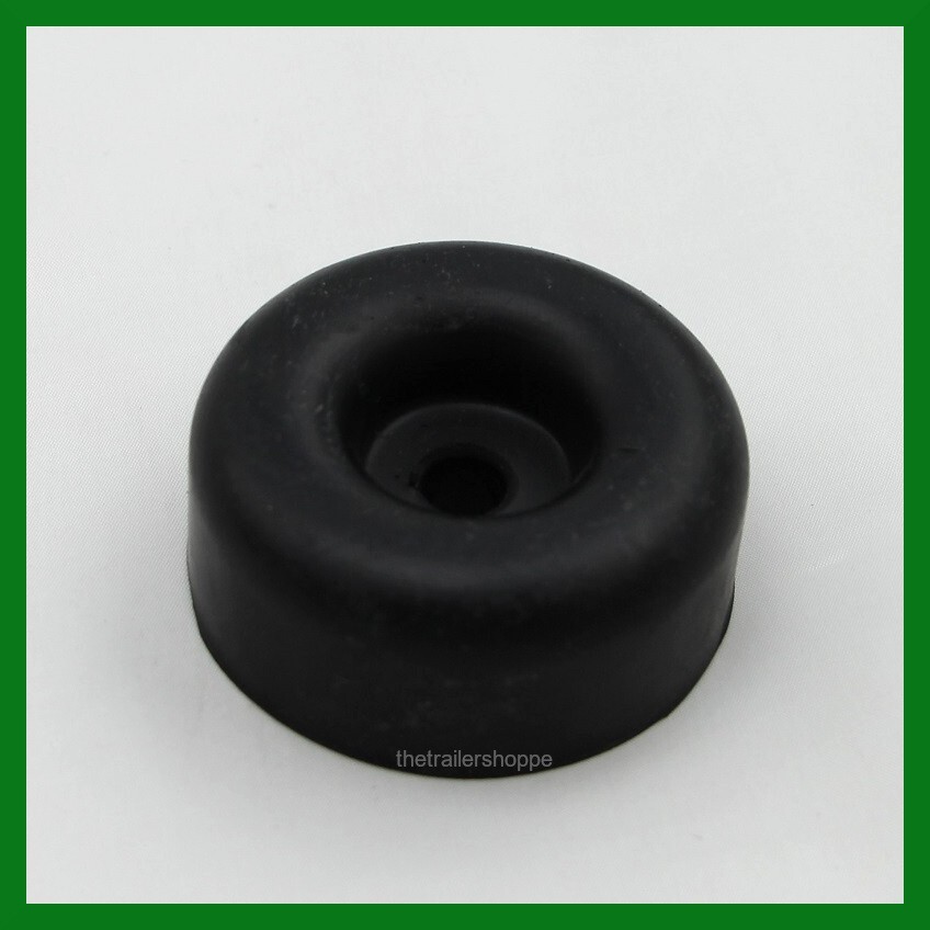 Round Rubber Bumper for Enclosed Trailers, lift gate Bolt on style 2-1/2" Round