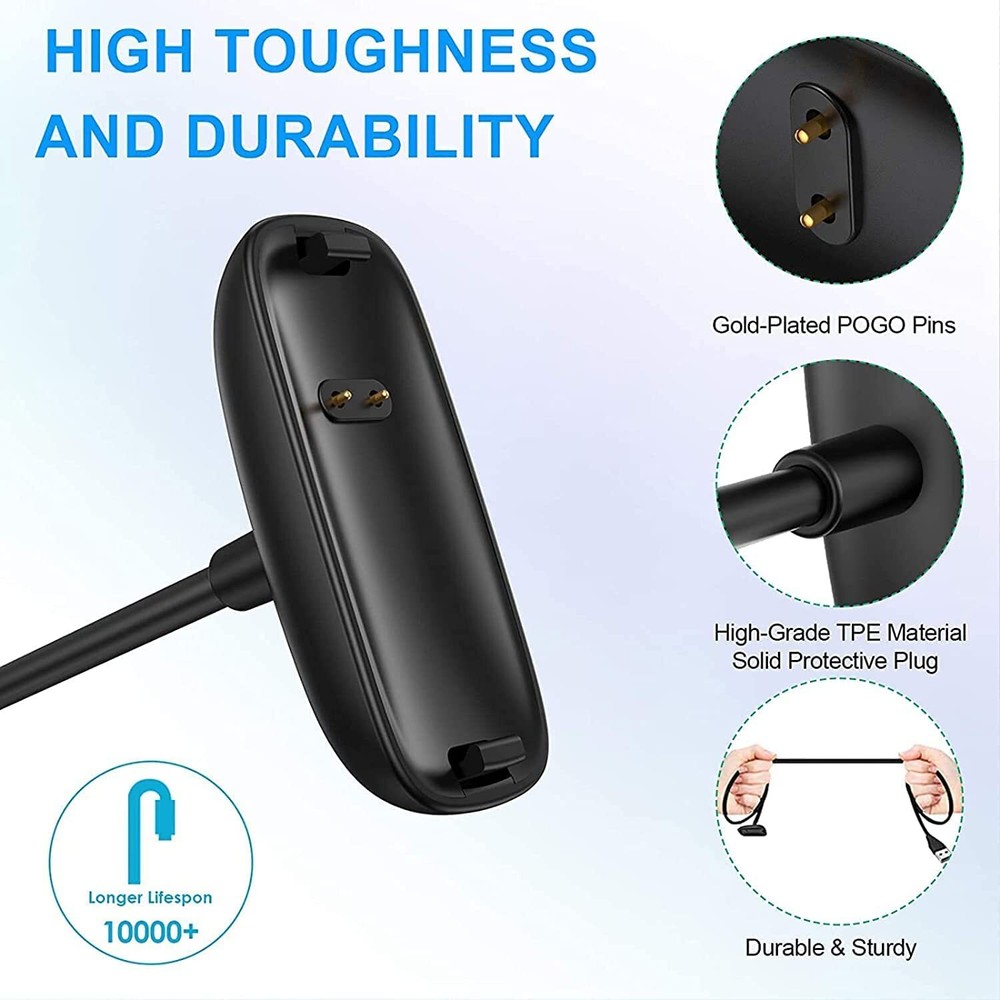 USB Charging Cable for Fitbit INSPIRE 3 Activity Tracker, Inspire 3 Charger