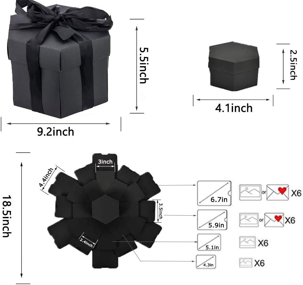 Explosion DIY Gift Set, Exploding Love Box for Couples, Sentimental Gift for Wed