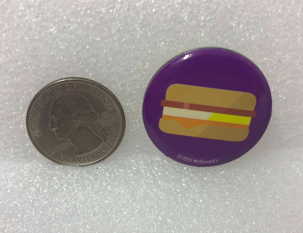2015 McDonald's Egg McMuffin Button Pin