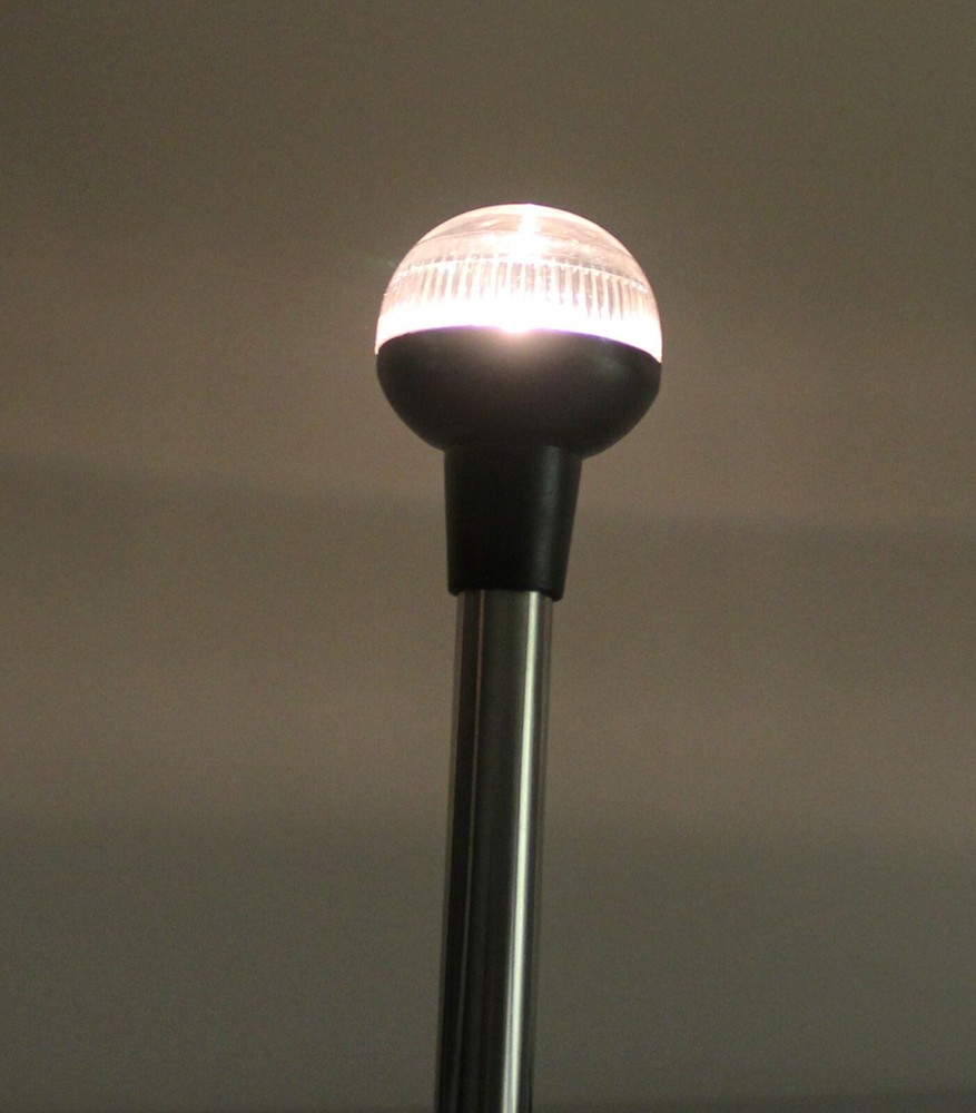 Pactrade Marine RV Adjustable Folding All Round Pole Light H Navigation Light SS