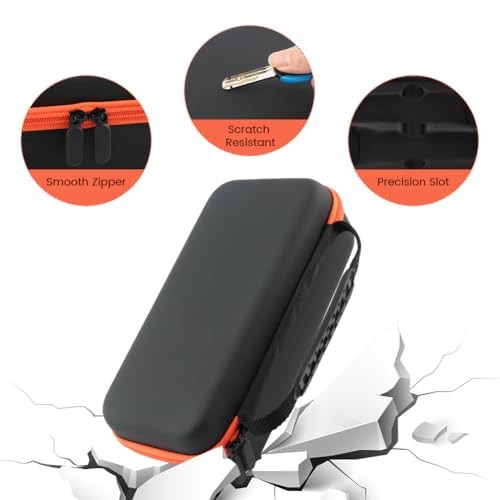 Wireless Microphone Case, Portable Handheld Dual Mic Hook and Loop Fastener