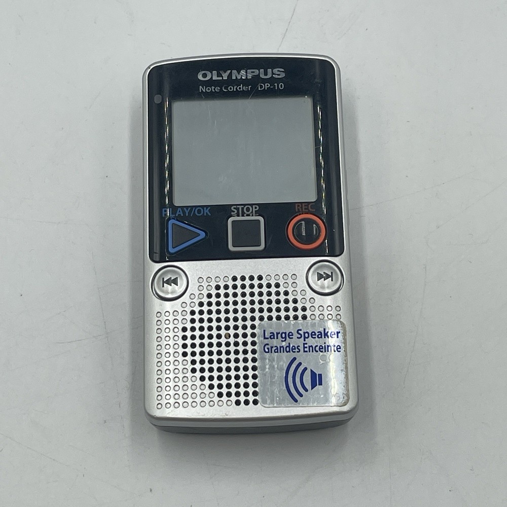 Olympus Note Corder DP-10 Digital Voice Recorder Handheld Speaker