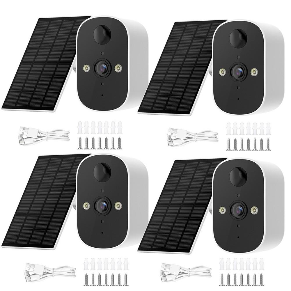 XVIM Solar Wireless Security Camera 1080P Battery Power Night Vision with Panel