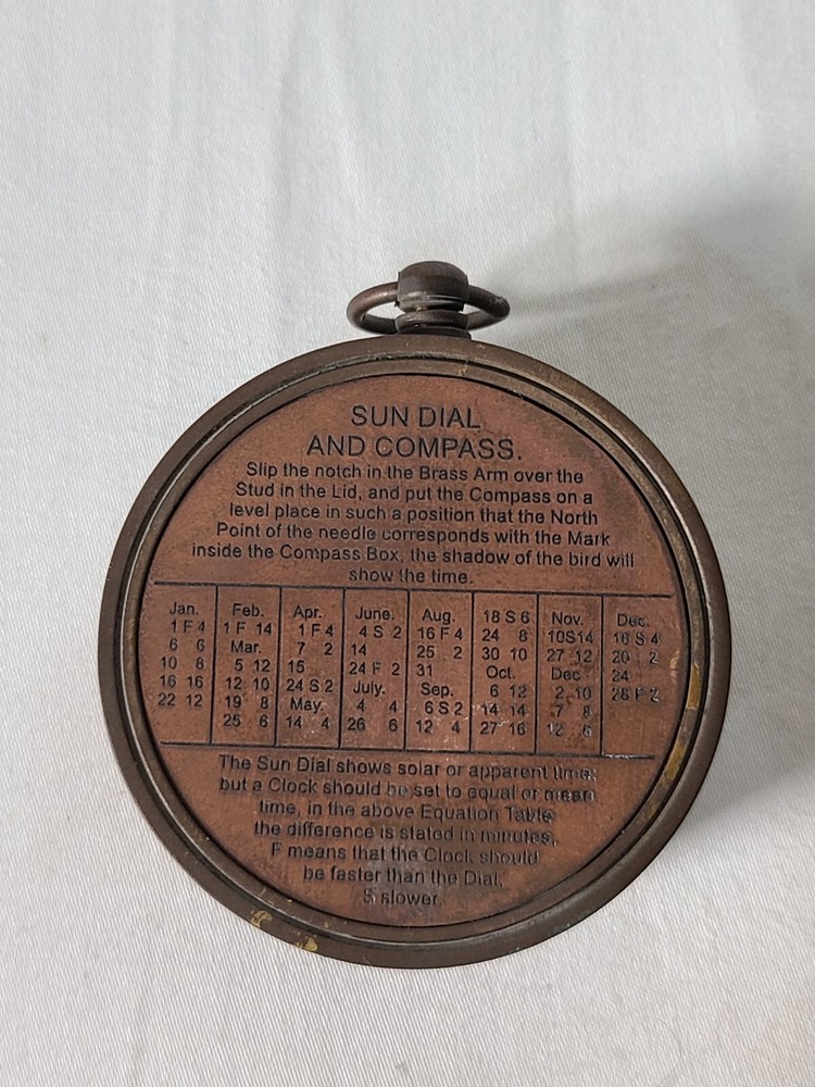 Sun Dial And Compass (Box T)