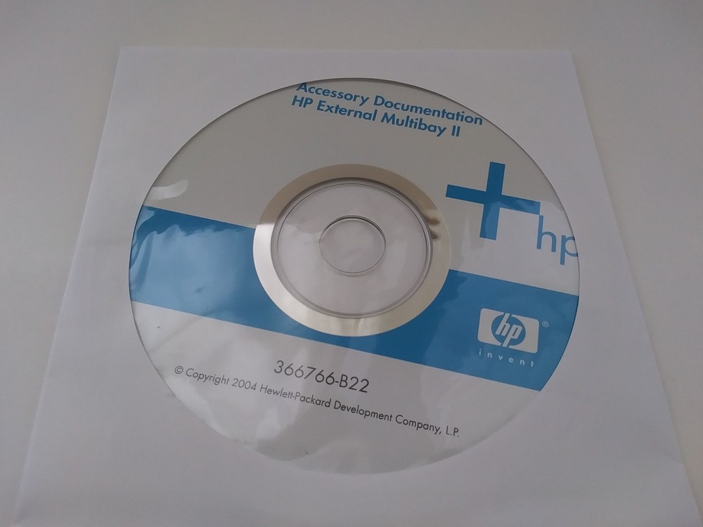 HP Microsoft Windows XP Tablet PC Ed 2005 Software DVDs Recovery Multibay WinDVD