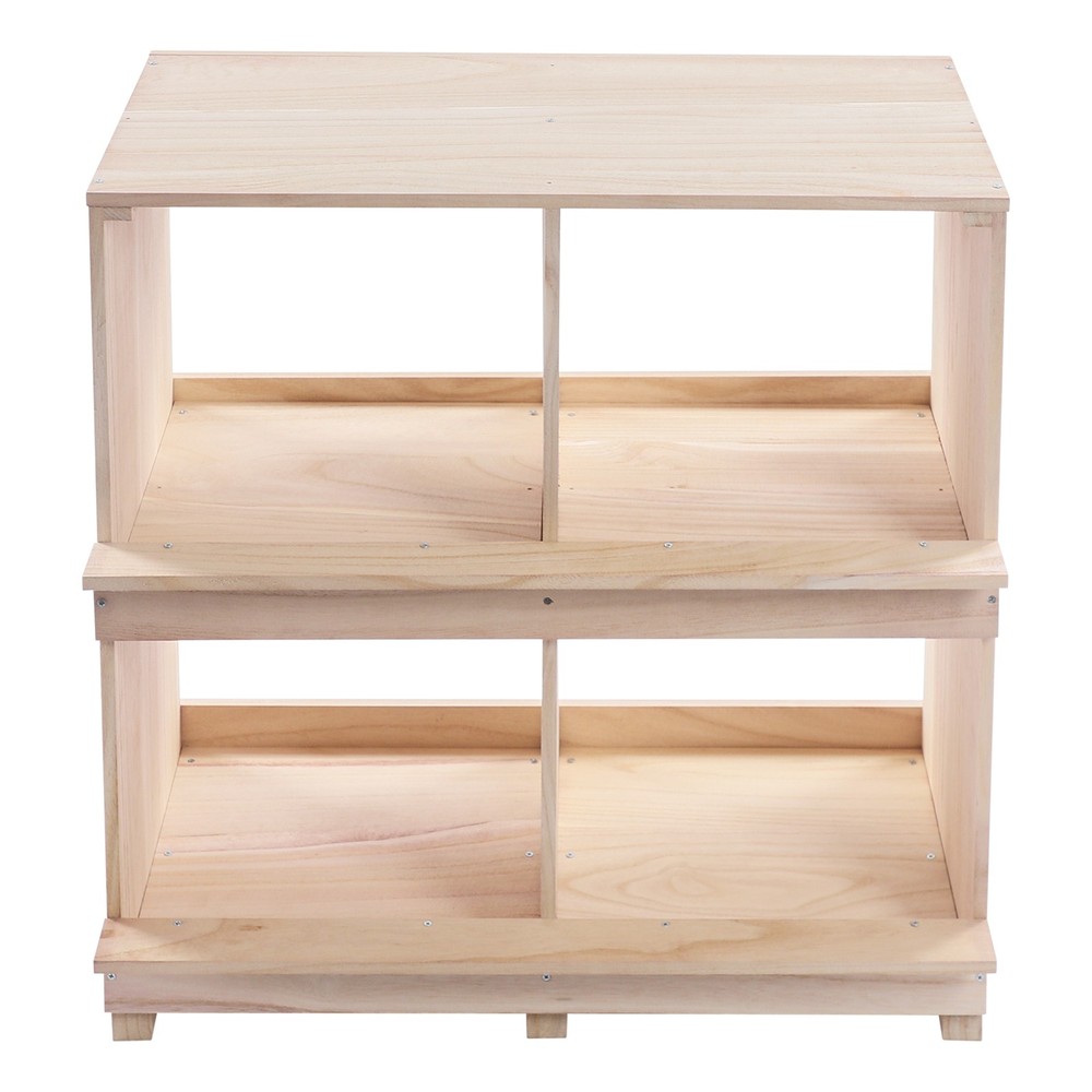 hicken Laying Boxes, 4 Hole Nesting Box for Chickens, 4 Compartment Nesting Box