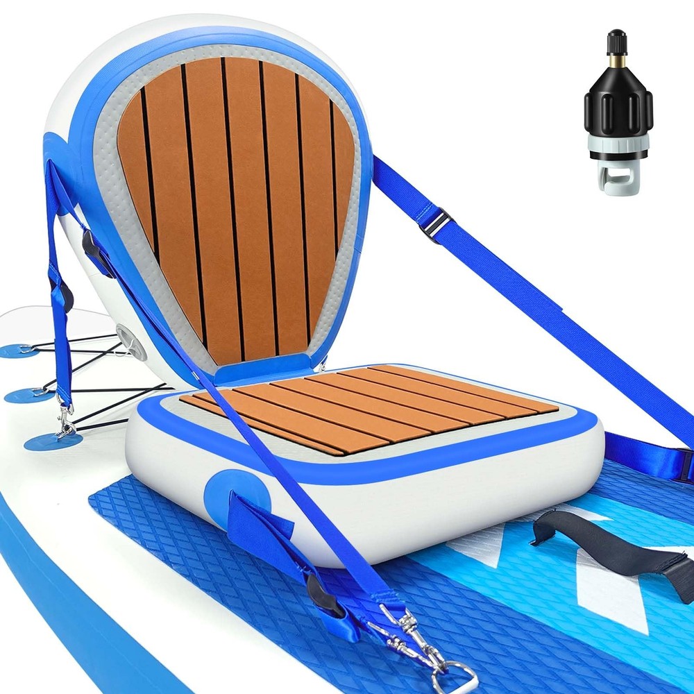 ZAFIED Inflatable Kayak Seat with Back Support, Universal Sturdy Paddle...