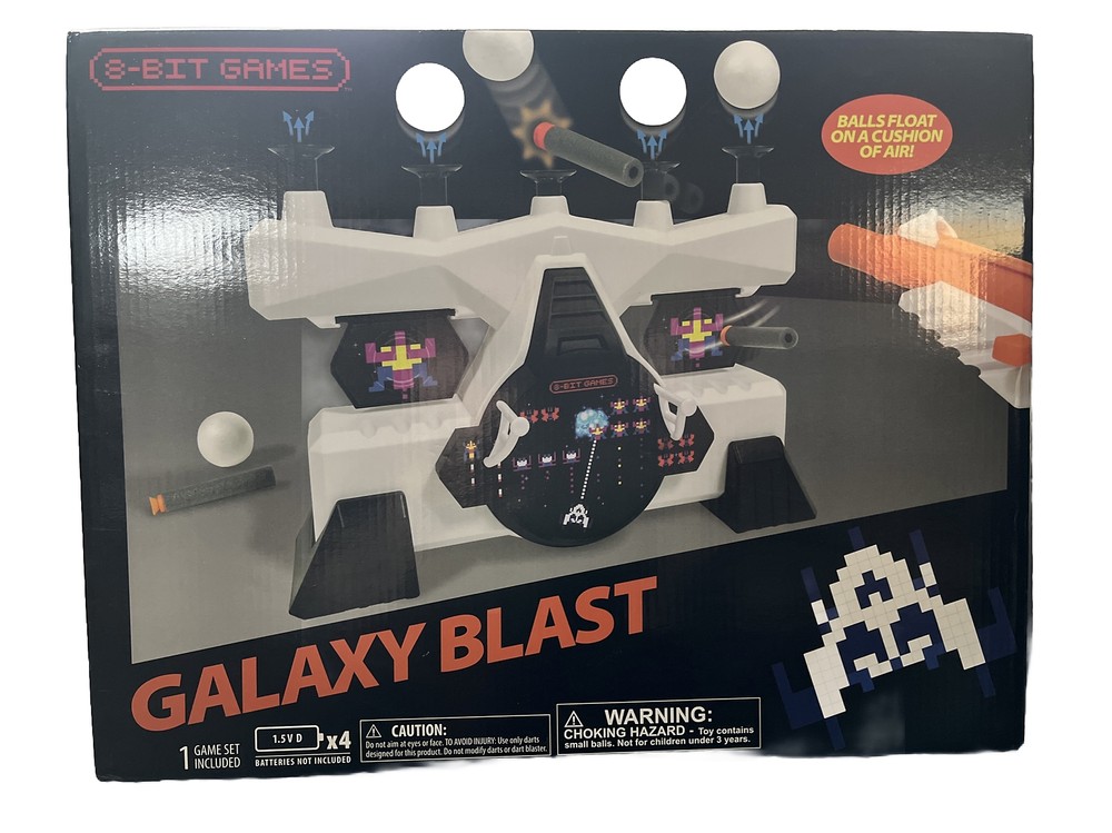 8-Bit Games Galaxy Blast Target Shooting Game Galaga NEW